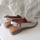 Sandale SILVER CROCO