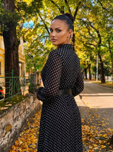Polka Dot Midi Haljina