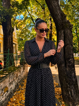 Polka Dot Midi Haljina