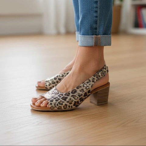 Sandale LEOPARD CHIC
