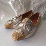 Baletanke GOLDEN RAFFIA BOW