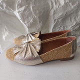 Baletanke GOLDEN RAFFIA BOW