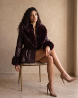 Jakna Bordeaux Fur