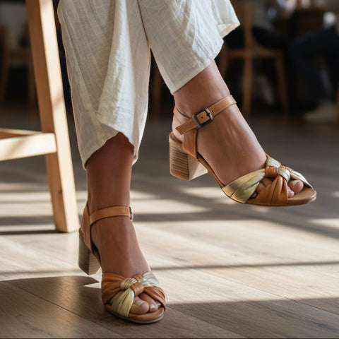 Sandale Valentina GOLDEN