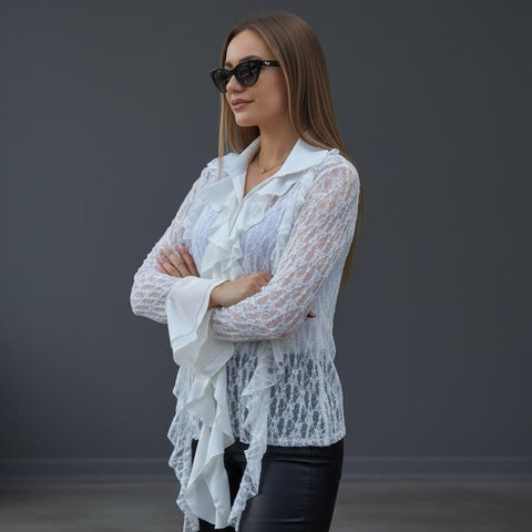 Košulja LACE RUFFLE