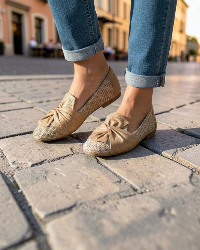 Baletanke NATURAL RAFFIA BOW