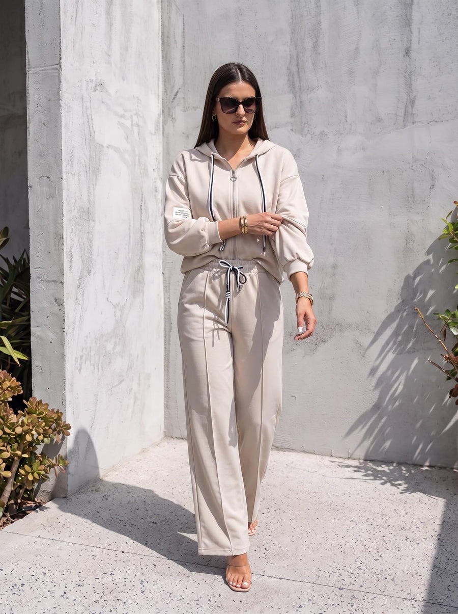 Trenerka Komplet LINES – Hoodie na Zip i Široke Pantalone | Besplatna dostava BiH